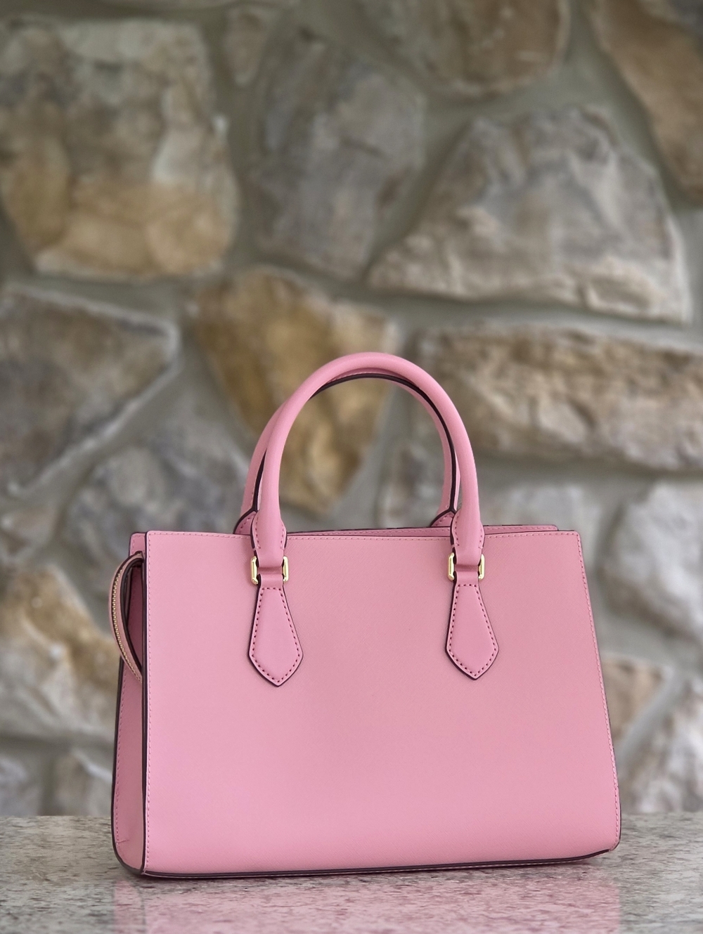 Michael Kors Sheila Medium Pink Satchel - Picture 3 of 8